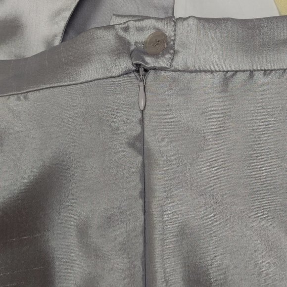 MIA SUITS COLLECTION SILVER FORMAL WOMENS 3 PC SKIRT SUIT SIZE 18W - Picture 13 of 15